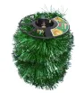 Rollo Escarcha Super Boa Verde Pino Brillos Plata 10 m Naviplastic 526502