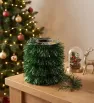 Rollo Escarcha Super Boa Verde Pino Brillos Plata 10 m Naviplastic 526502