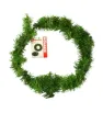 Corona Navideña Monarca Sencilla Verde 50 cm Naviplastic 6202