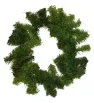 Corona Navideña Monarca Sencilla Verde 50 cm Naviplastic 6202
