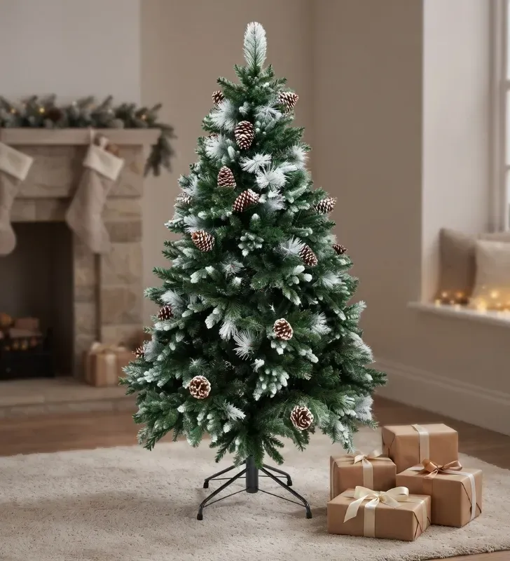 Árbol de Navidad Artificial Puntas Nevadas 2.10 m Navicolors AR1020