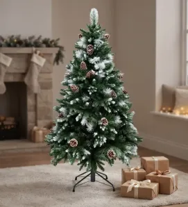 Árbol de Navidad Artificial Puntas Nevadas 2.10 m Navicolors AR1020