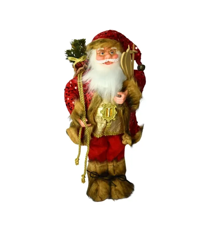 Adorno Muñeco Santa Claus de Felpa Navicolors AN2603