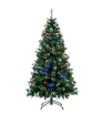 Árbol de Navidad Artificial Nevado con Luz Multicolor 1.80 m Navicolors ARL1619