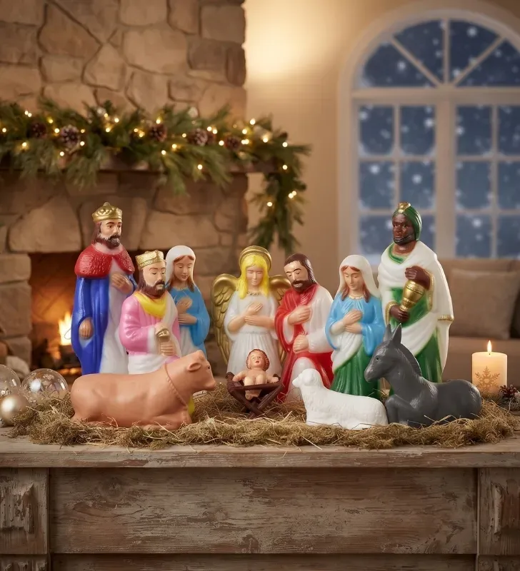 Nacimiento Navideño Luminoso 11 Piezas 50 cm Star NAC11