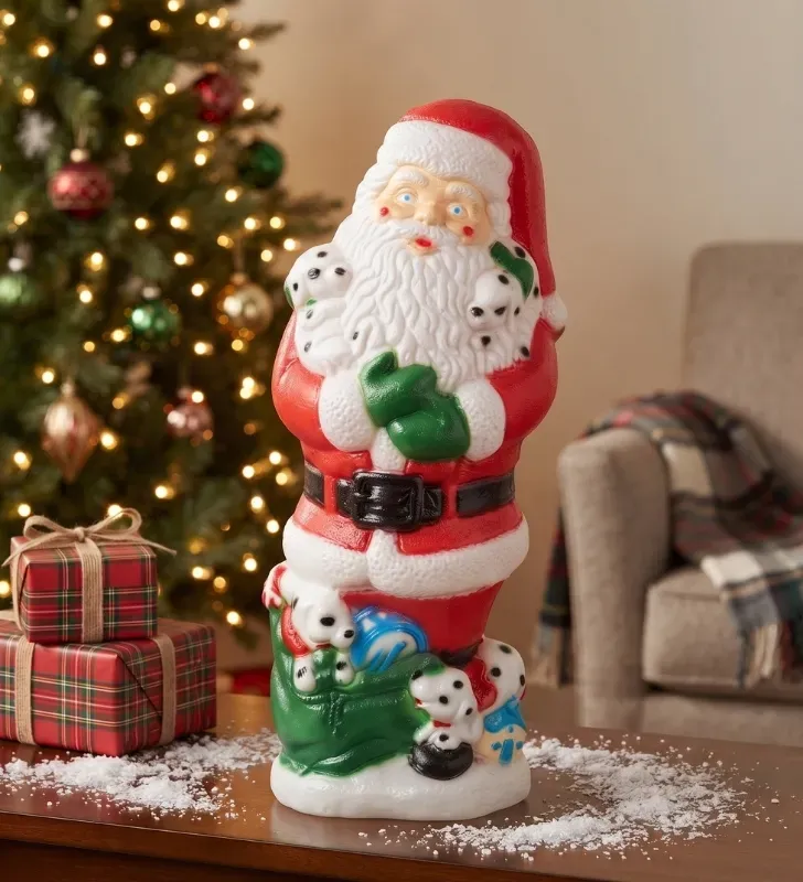 Figura Santa Claus Jumbo Luminosa PVC Star STAJUM
