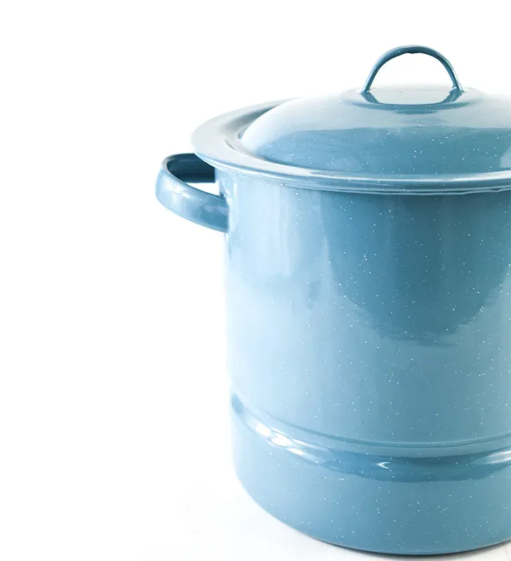Vaporera Cinsa 22 cm Peltre 7.4 L sin parrilla con tapa