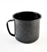 Vaso Recto No. 12 Cinsa 1.18 L Negro Jaspeado Peltre