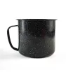 Vaso Recto No. 12 Cinsa 1.18 L Negro Jaspeado Peltre