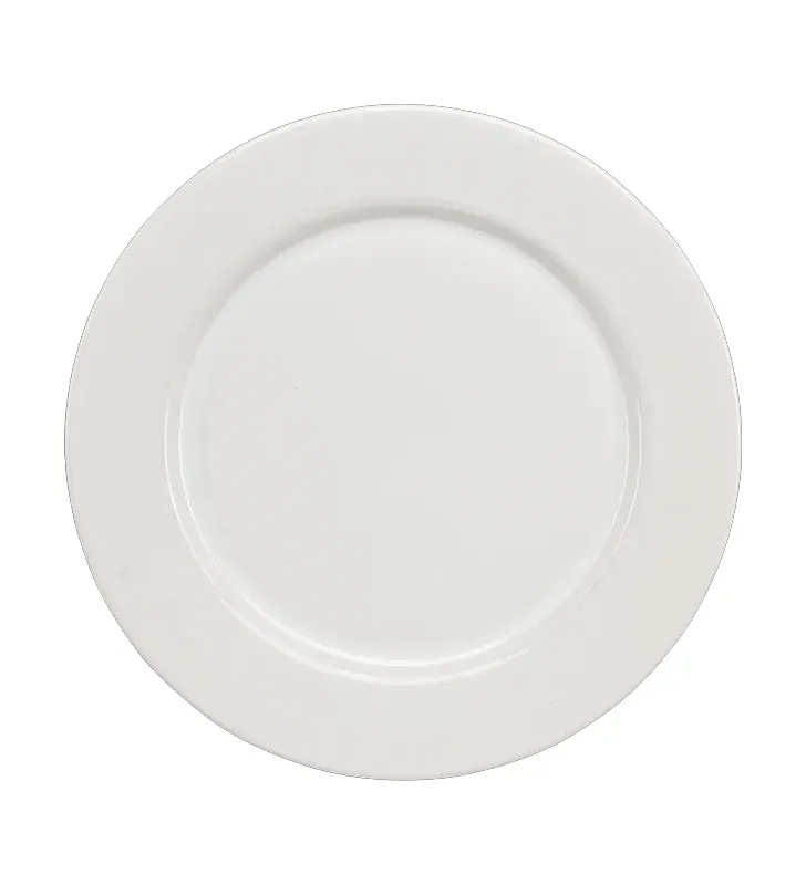 Plato Base Santa Anita 32 cm Blanco Glacial Porcelana Alta Resistencia