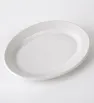 Plato Ovalado Santa Anita Glacial 27 cm SAR‑10 Blanco Porcelana