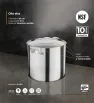 Olla Vasconia Pro Alta Recta 20 cm 6 L Aluminio Acorazado