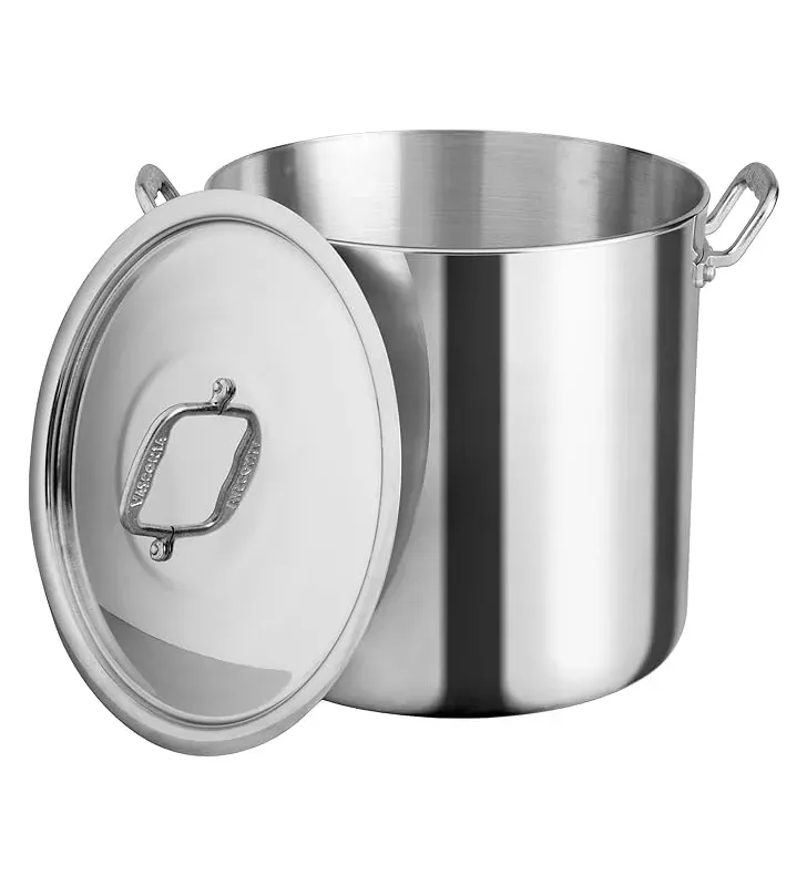 Olla Vasconia Profesional Acorazada 30 cm 20 L Aluminio 4 mm NSF