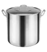 Olla Vasconia 38 cm 41 L Aluminio Acorazado 4 mm Certificada NSF