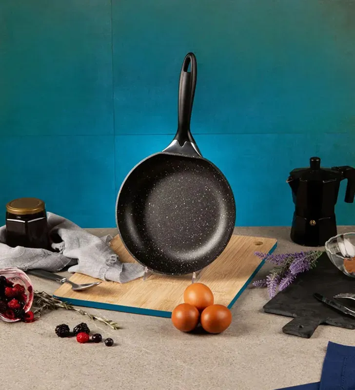 Sartén Ekco Advance 20 cm Aluminio Negro Antiadherente Geostone