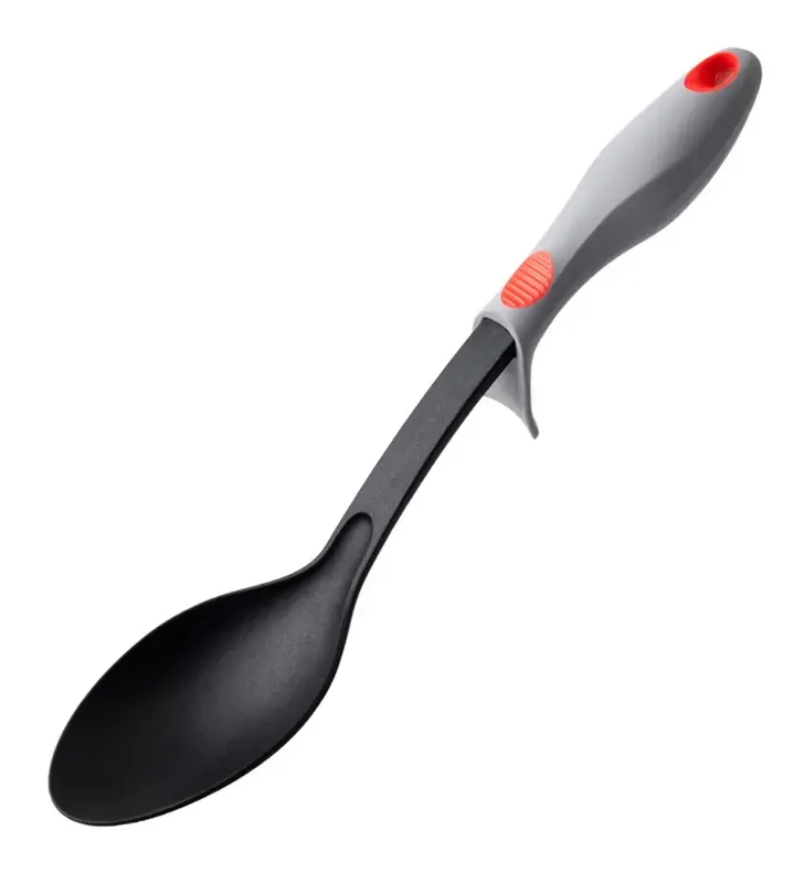 Cuchara Ekco 47511 Nylon 20 cm con Mango TPR y Reposador