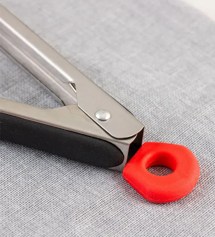 Pinzas Ekco Evolution 48358 Acero Inox + Nylon con Seguro