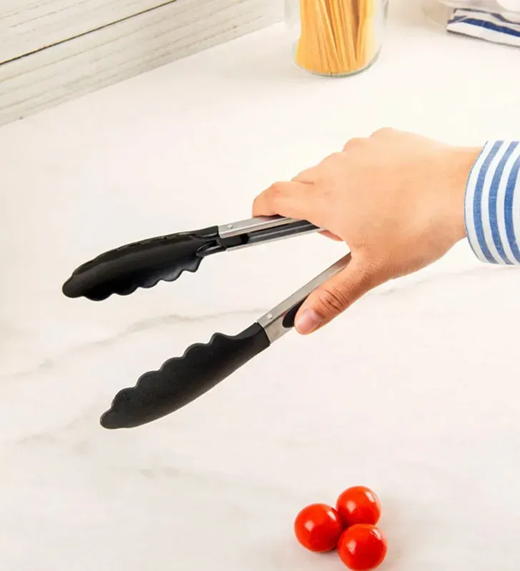 Pinzas Ekco Evolution 48358 Acero Inox + Nylon con Seguro