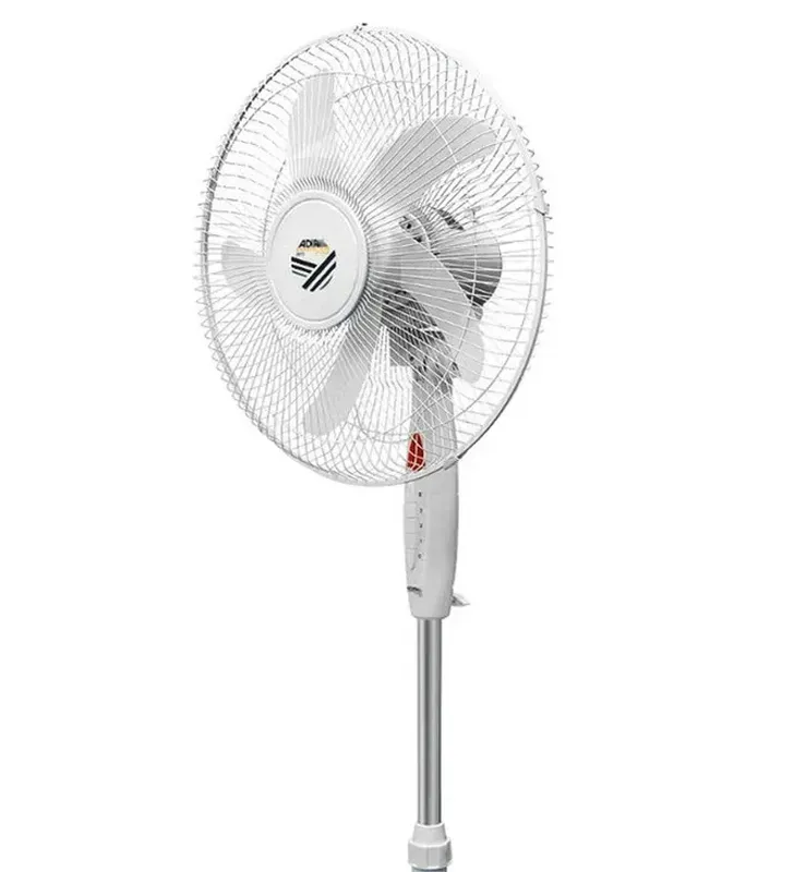 Ventilador Pedestal ADIR Super Fan Turbo 16″ 5 aspas Blanco