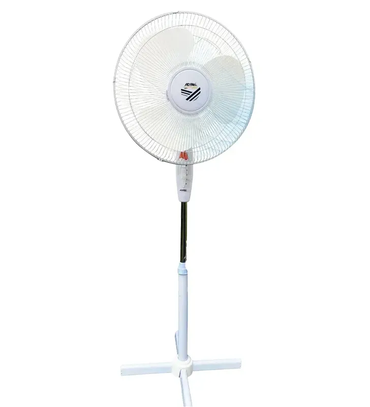 Ventilador Pedestal ADIR Super Fan Turbo 16″ 5 aspas Blanco