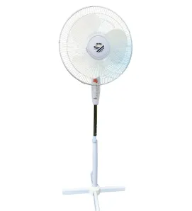 Ventilador Pedestal ADIR Super Fan Turbo 16″ 5 aspas Blanco