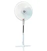 Ventilador Pedestal ADIR Super Fan Turbo 16″ 5 aspas Blanco