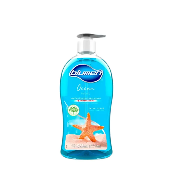 Jabón líquido Blumen Ocean Beauty 525 ml – Antibacterial y fragancia oceánica