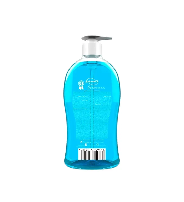 Jabón líquido Blumen Ocean Beauty 525 ml – Antibacterial y fragancia oceánica