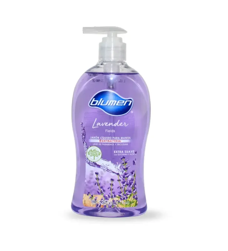 Jabón Líquido Blumen Lavender Fields 525 ml – Lavanda Antibacterial