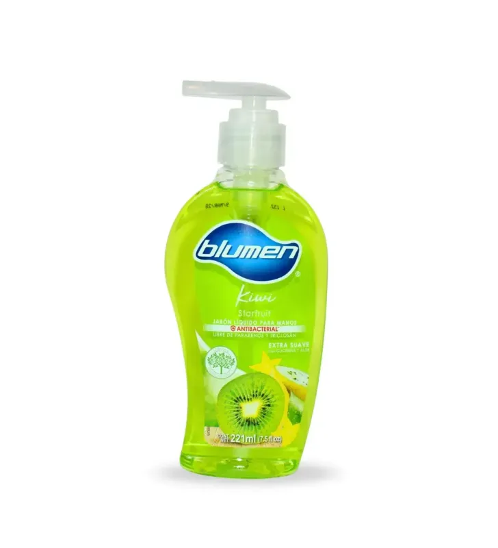Jabón líquido Blumen Kiwi Starfruit 221 ml – Antibacterial