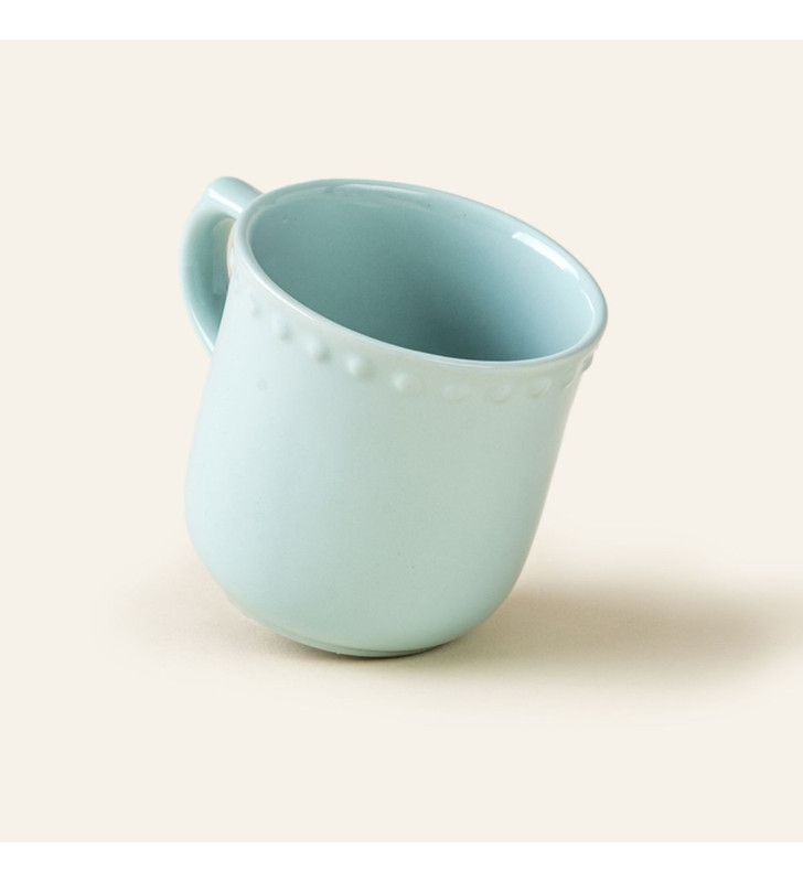 TAZA EMBOSS MAUVE BABY TURQUOISE-SANTA ANITA