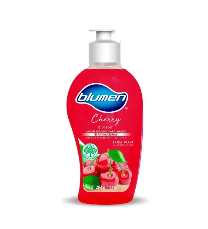 Jabón Líquido Blumen Cherry Blossom 221 ml – Antibacterial y Floral