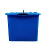 Caja Plástica Kioto 40 L D’Novo con Ruedas, Asa y Seguridad