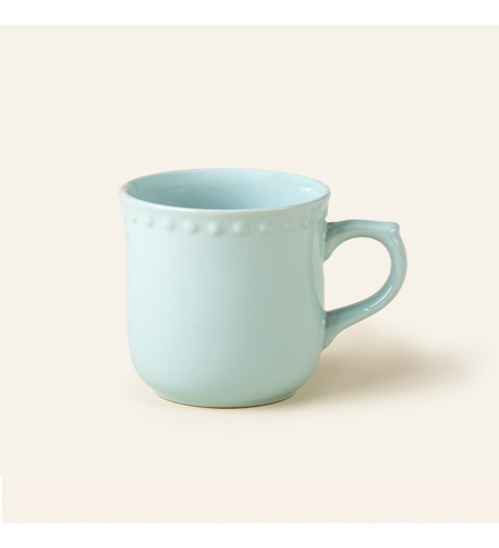 TAZA EMBOSS MAUVE BABY TURQUOISE-SANTA ANITA