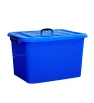 Caja Plástica Kioto 40 L D’Novo con Ruedas, Asa y Seguridad