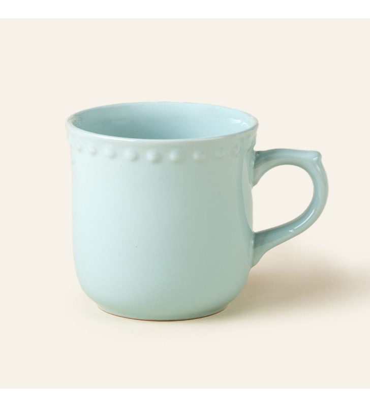 TAZA EMBOSS MAUVE BABY TURQUOISE-SANTA ANITA