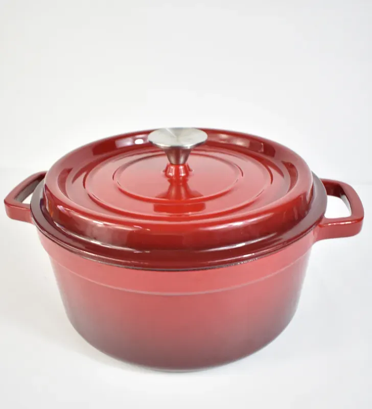 Cacerola Hierro Fundido Cuisine Spot Fogo Line 25 cm con Tapa
