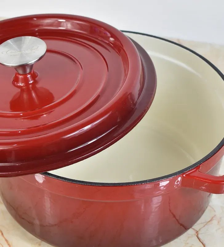Cacerola Hierro Fundido Cuisine Spot Fogo Line 25 cm con Tapa