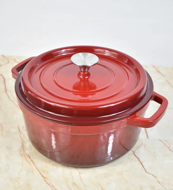 Cacerola Hierro Fundido Cuisine Spot Fogo Line 25 cm con Tapa