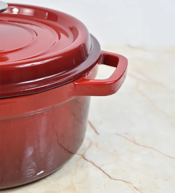 Cacerola Hierro Fundido Cuisine Spot Fogo Line 25 cm con Tapa
