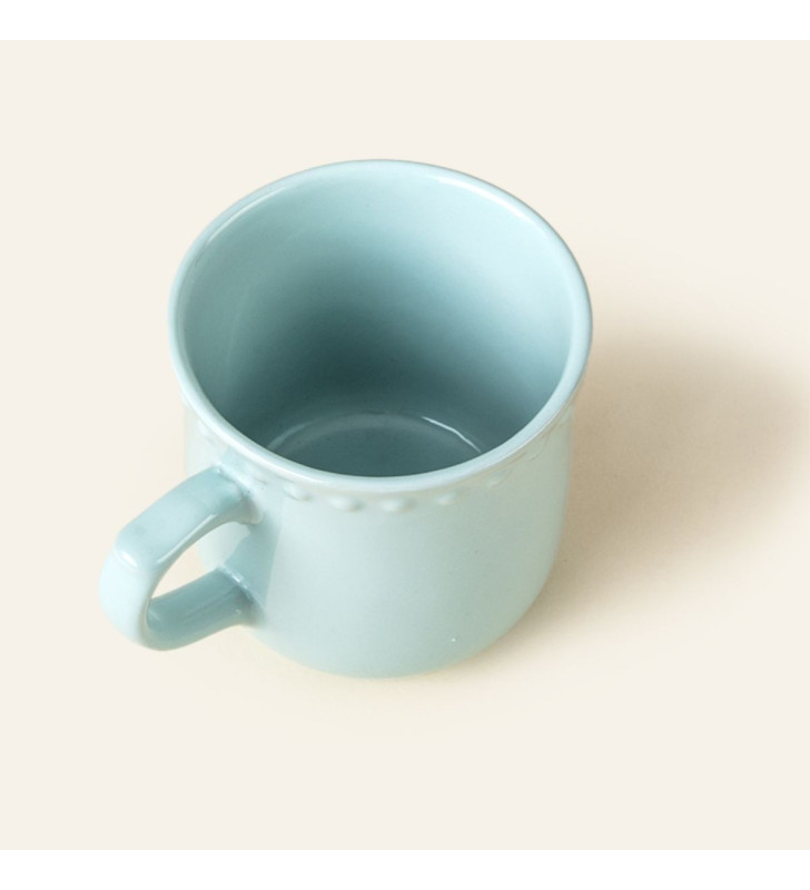 TAZA EMBOSS MAUVE BABY TURQUOISE-SANTA ANITA