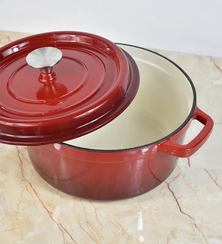 Cacerola Hierro Fundido Cuisine Spot Fogo Line 25 cm con Tapa
