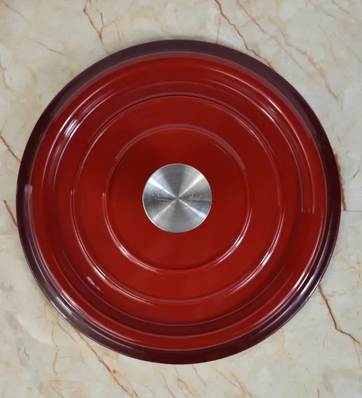 Cacerola Hierro Fundido Cuisine Spot Fogo Line 25 cm con Tapa
