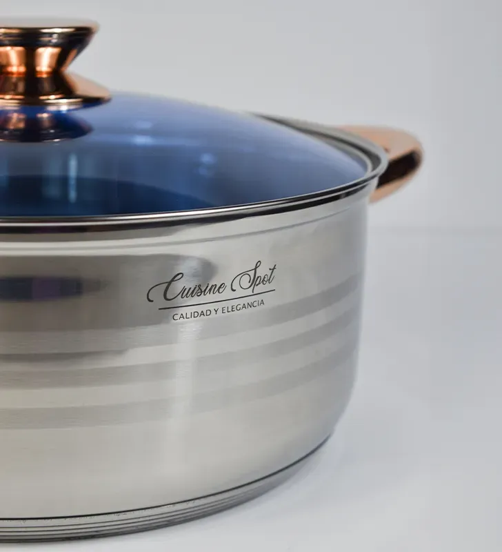 Set Arroceras London 26‑30 cm Acero Inox 5.8‑9.1 L Cuisine Spot