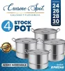 Set Stock Cuisine Spot- Pot Inox Multicapa 24‑30 cm (9‑15.8 L) con Tapas