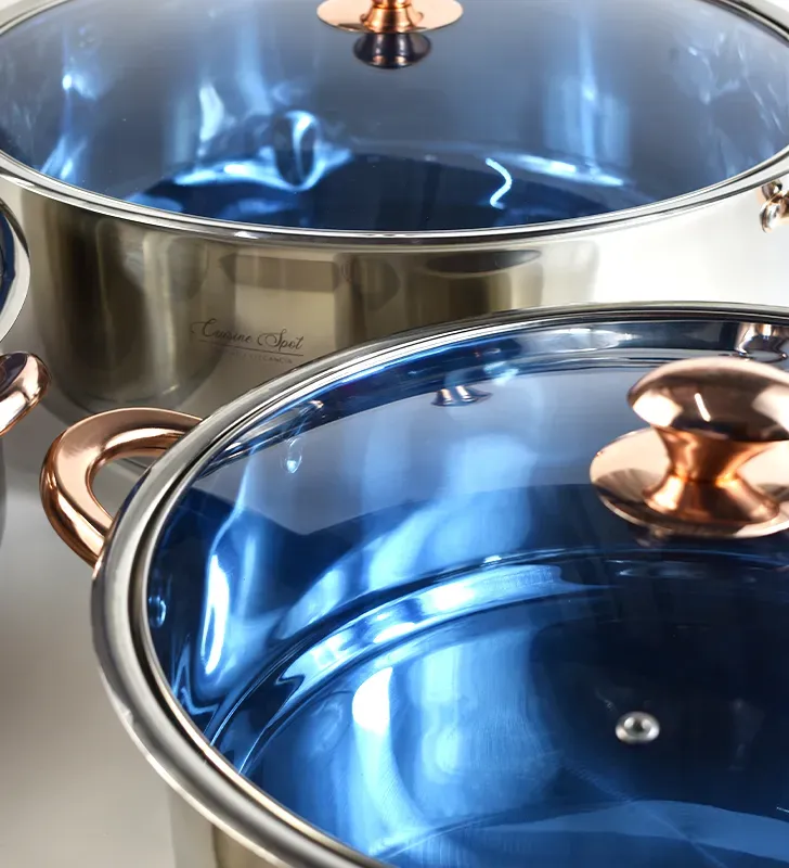 Set Arrocera Londres 34‑40 cm Acero Inox 201 5 Capas Cuisine Spot