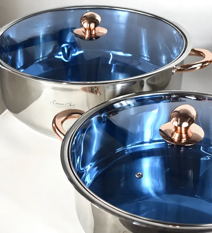 Set Arrocera Londres 34‑40 cm Acero Inox 201 5 Capas Cuisine Spot