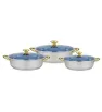 Set Arrocera Londres 34‑40 cm Acero Inox 201 5 Capas Cuisine Spot