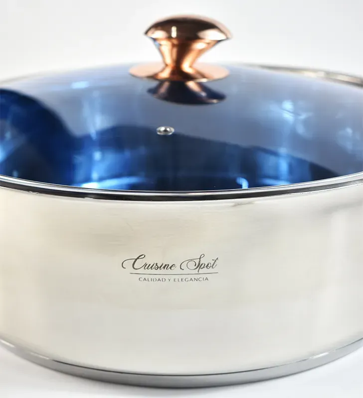 Set Arrocera Londres 34‑40 cm Acero Inox 201 5 Capas Cuisine Spot