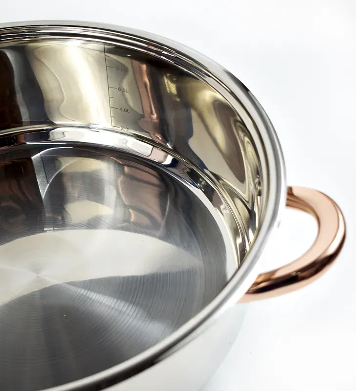 Set Arrocera Londres 34‑40 cm Acero Inox 201 5 Capas Cuisine Spot